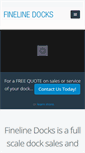 Mobile Screenshot of finelinedocks.com