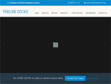 Tablet Screenshot of finelinedocks.com